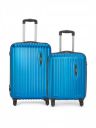 Safari Glimpse Set of 2, 56 and 69 Cms Small and Medium Trolley Bags Hard Case Polycarbonate 4 Wheels 360 Degree Wheeling, Suitcase for Travel, Electric Blue...