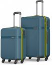 Safari Hard Body Set of 2 Luggage 4 Wheels - Fury 2P set 4W - Blue...