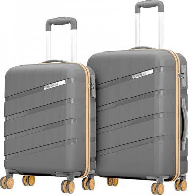 Safari Hard Body Set of 2 Luggage 8 Wheels - Magnum Evolix 2P set 4W - Grey