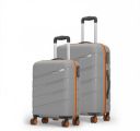 Safari  Hard Body Set of 2 Luggage 8 Wheels - Magnum Evolix 2P set 4W - Grey...