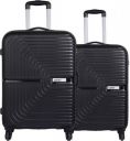 SAFARI Hard Body Set of 2 Luggage - ECLIPSE 4W - Black...