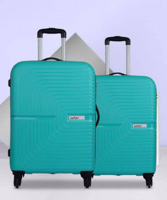 SAFARI Hard Body Set of 2 Luggage - ECLIPSE 4W - Blue