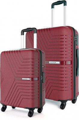Safari Hard Body Set of 2 Luggage 4 Wheels - Magnum Zeno 2P set 4W - Teal