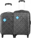 SAFARI Hard Body Set of 2 Luggage - MOSAIC 2P SET 4W - Black...