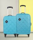 SAFARI Hard Body Set of 2 Luggage - MOSAIC SET 4W - Teal...