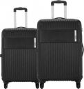 SAFARI Hard Body Set of 2 Luggage - STEALTH Set Of 2 55/65 4W - Black...