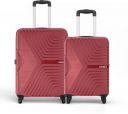 SAFARI Hard Body Set of 2 Luggage - ZENO 4W - Maroon...