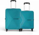 SAFARI Hard Body Set of 2 Luggage - ZENO SET 4W - Teal...