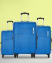 SAFARI Hard Body Set of 3 Luggage - BLUE STEALTH Set Of 3 55/65/75 4 - Blue...