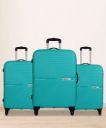 SAFARI  Hard Body Set of 3 Luggage - ECLIPSE SET 4W - Blue...