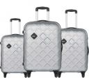 Safari Hard Body Set of 3 Luggage - MOSAIC Set Of 3 55/65/77 4W...