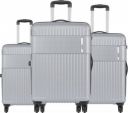 SAFARI  Hard Body Set of 3 Luggage - STEALTH Set Of 3 55/65/77 4W...