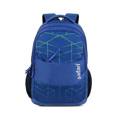 Safari Hitech 35 Ltrs Water Resistant Backpack - Blue, L (Hitech19Cbblu)