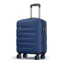 Safari Jupiter 55cm Small Cabin Trolley Luggage - 8 Wheels, Hard Case Polycarbonate, Graphite Blue...