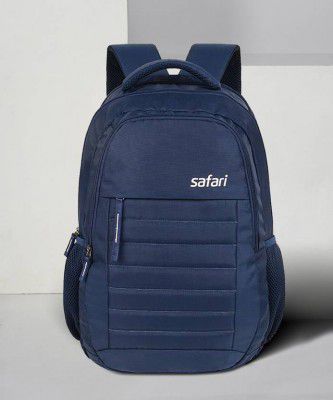 SAFARI Large 35 L Laptop Backpack Deluxe  (Blue)