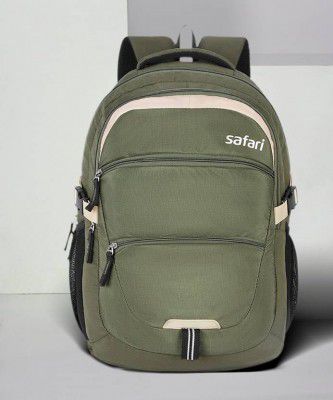 SAFARI Medium 30 L Laptop Backpack ASHPER CB With 6 Pockets (Green)