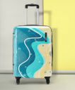 SAFARI  Medium Check-in Suitcase (66 cm) 4 Wheels - COASTLINE 4W - Blue...
