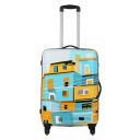 Safari Oasis Polycarbonate 65 Hard Luggage Suitcase (OASIS654WPRN_Multicolor)...