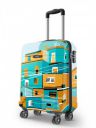Safari Oasis Polycarbonate Trolley Bag Cabin Size, 55 cms (Multicolor)...