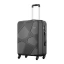 Safari Pentagon Hardside Medium Size Check-in Luggage Suitcase Trolley Bags for Travel Black Color 66cm...
