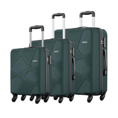 Safari Pentagon Set of 3 (Cabin + Medium + Large) Trolley Bags