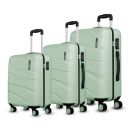 Safari Persia 8 Wheels Set of 3 (Cabin + Medium + Large) Trolley Bags Hard case Polycarbonate 360 Degree Wheeling Luggage...