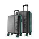 Safari Polycarbonate Spinner Insignia 8 Wheels Set of 2(Cabin + Medium) Trolley Bags...