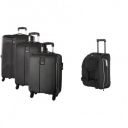 Safari Polycarbonate Thorium Sharp Anti-Scratch Combo Set of 3 Small, Medium & Large Check-in 4 Wheel Hard Suitcase...