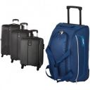 Safari Polycarbonate Thorium Sharp Anti-Scratch Combo Set of 3 Small, Medium & Large Check-in 4 Wheel Hard Suitcase...