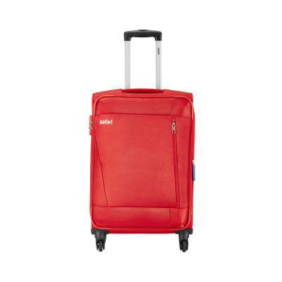 Safari Polyester 57 cms Red Softsided Cabin Luggage (SAVAGE574WRED)