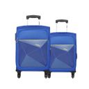 Safari Polyester Soft Suitcase Set-Pack of 2 (PRISMAML4WBLU_Blue)...