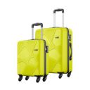 Safari Polypropylene (PP) Pentagon Hardside Small and Medium Size 4 Wheels Spinner Cabin & Check-in Luggage Set of 2 Suitcase Trolley Bags 55Cm & 66Cm...