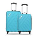 Safari Ray 2 Pc Set 56 & 67 cms- Polycarbonate Hardsided Luggage Set (Cyan)...