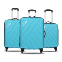 Safari RAY Polycarbonate Combo Set of Small,Medium and Large Check in- Cyan Hardsided Luggage (RAY 3P Combo 4W Cyan) (RAY3P4WCYN)...