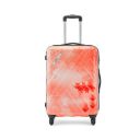 Safari Ray Voyage Medium Size 67 cms Red Printed Hard Side Travel Bag  ...