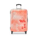 Safari Ray Voyage Trolley Bag Large Size 77 cms Red Printed Hard Side Travel Bag...