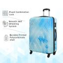 Safari Ray Voyage Trolley Bag Large Size, 77 cms|Hard Side Travel Bag for Men and Women, 4 Wheel Luggage Suitcase for Travelling...