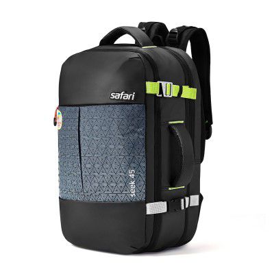 Safari Seek 45L Expandable Overnighter Laptop Backpack with Suitcase Compartment