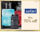 Safari Suitcase & Luggage @ Minimum 70% Off...
