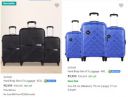 [ Pack of 3 ] Safari Trolley Bag @ 85% Off | Starts ₹4179...
