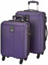 Safari Thorim Sharp Antiscratch Polycarbonate Combo Set of 2 Small, Medium 4 Wheel Purple Hardsided Check-in Luggage...