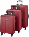 Safari Thorium Antiscratch 55, 65 & 77 Cms Polycarbonate Trolley Bag, Red Cabin 4 Wheels Travelling Hard Suitcase for Men and Women...