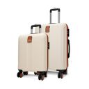 Safari Thorium Royale 8 Wheels Set of 2 Trolley Bags Hard Case Polycarbonate Luggage, TSA Lock, Wet Pouch Organized Interior, Suitcase for Travel, Trolley Bags for International Travel, Vanilla Tan...
