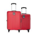 Safari Thorium Sharp Anti-Scratch Combo Set of 2 Red Small, Medium Check-in 4 Wheel Hard Suitcase...