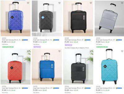 Safari Trolley Bags Minimum @ 86% Discount | Starts ₹1049