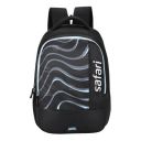 Safari Whirl 32L Casual Printed Backpack, 2 compartments - Black...