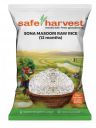 Safe Harvest Sona Masoori Raw Rice (12 Months), 5kg...