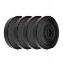 SAFECO FITNESS PVC Weight Plates for for Weight Lifting Dumbbell Bars Strength Training Home Gym Fitness Workout 10 KG Weight Plates Combo (2.5 kg X 4) PVC Weight...