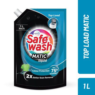 Safewash Top Load Matic - 1L Refill Pouch Premium Liquid Detergent