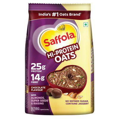 Saffola 25g High Protein Oats | 14g High Fibre | 400g 